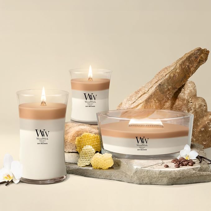 Woodwick Café Macchiato Large Hourglass Trilogy Candle - Image 8