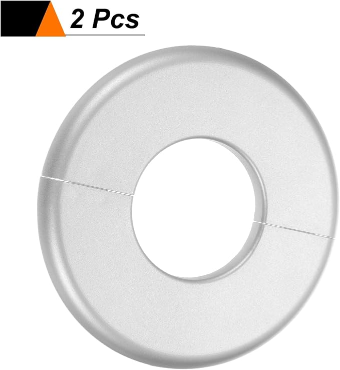 HARFINGTON 2pcs Wall Split Flange 44mm/1.7" Self-Adhesive Plumbing Cover Plates - Image 3