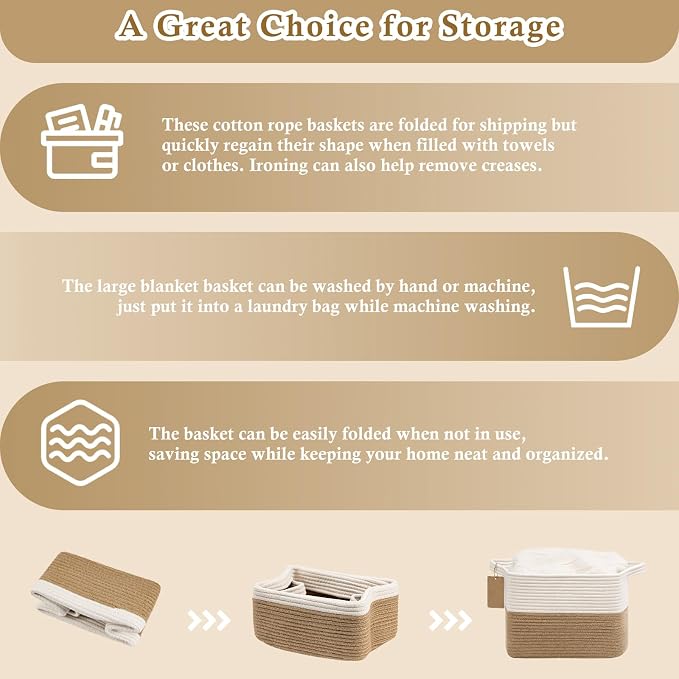 Goodpick Woven Rope Storage Basket - Image 7