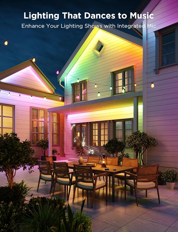 Govee Outdoor LED Strip Lights, 98.4ft Smart Outdoor Lights Work - Image 4