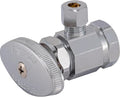 Eastman 1/4 Inch OD Compression x 1/2 Inch FIP Compression Multi-Turn Angle by Eastman