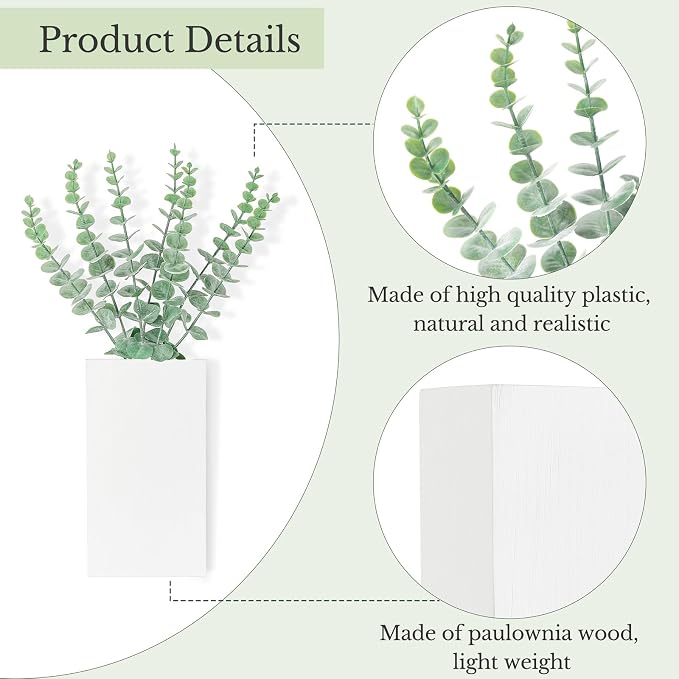 Dahey 2 PCS Wall Planter Vase - Image 6