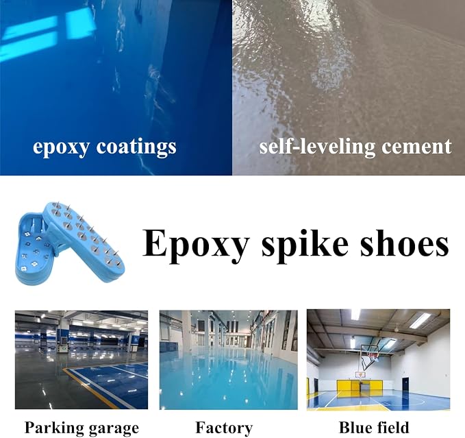 Epoxy Shoes for Epoxy Floor Coatings, Slip-On Anti-Slip Footwear Safe Walking - Image 3