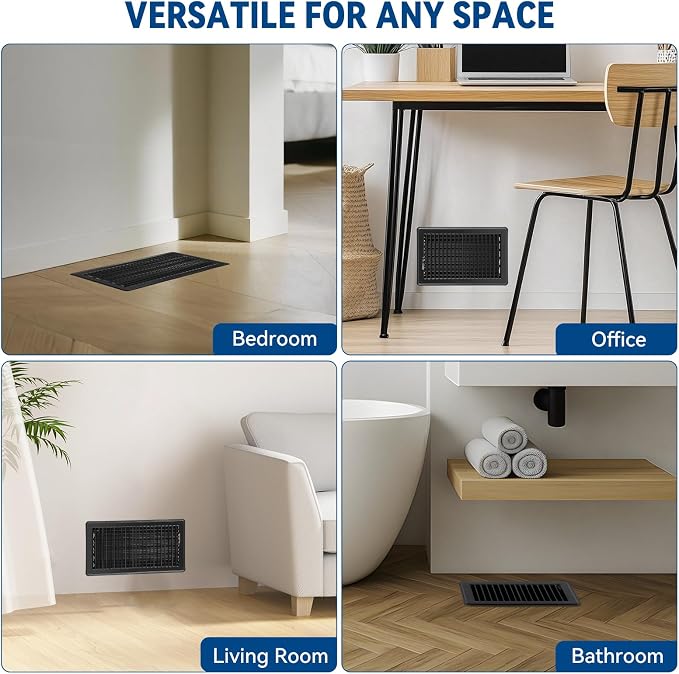 6" x 12" Floor Register Vent Covers 2-Pack - Image 7