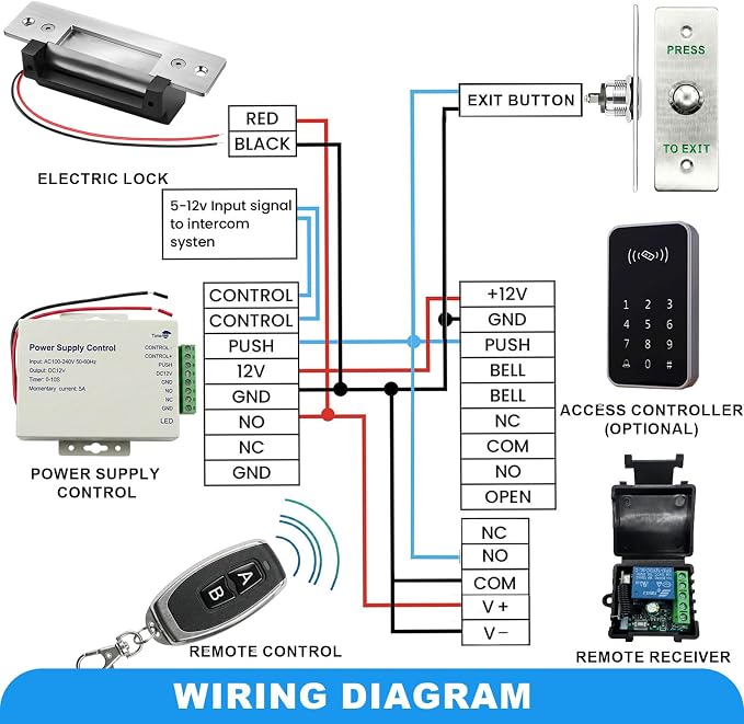 Upgraded Electric Strike Door Lock Kit - Image 4