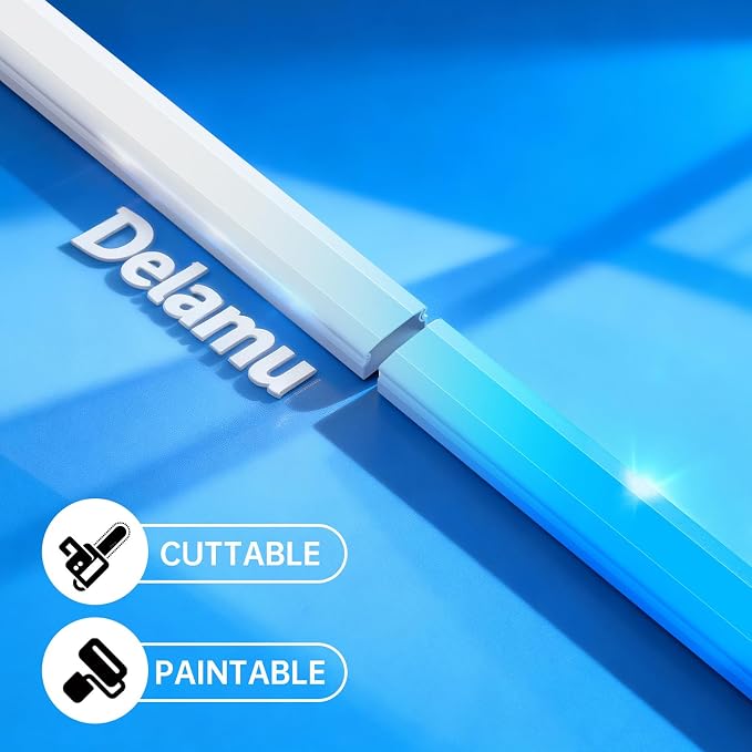 Delamu TV Cord Hider, Cord Covers - Image 7