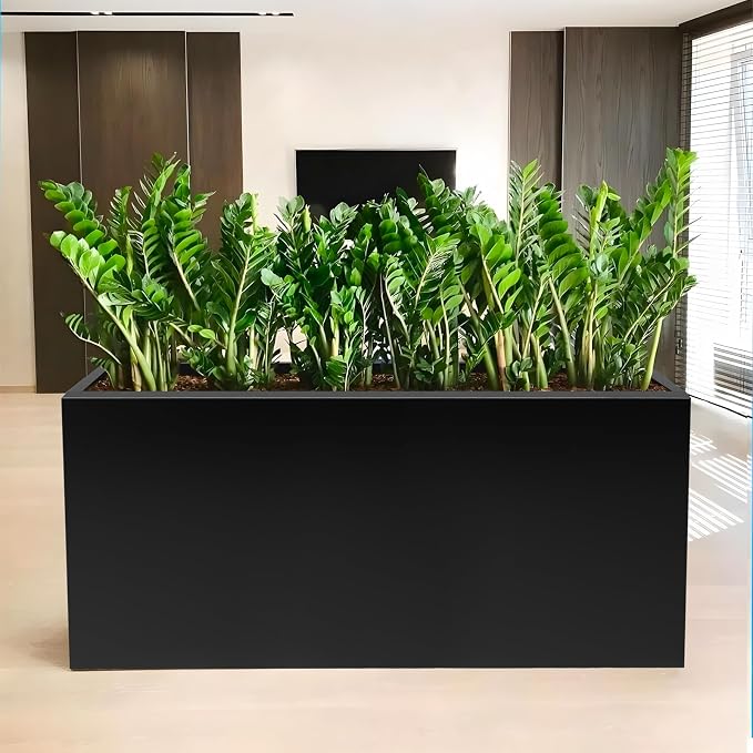 40"x16"x24" Steel Planter Box, Metal Large Rectangular Planter | Long Planter - Image 8