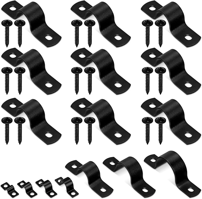 Glarks 10pcs 20mm Pipe Strap Clamp by Glarks