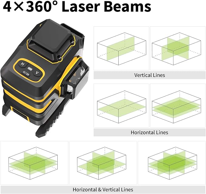 4x360° Laser Level Pro Kit - Image 9