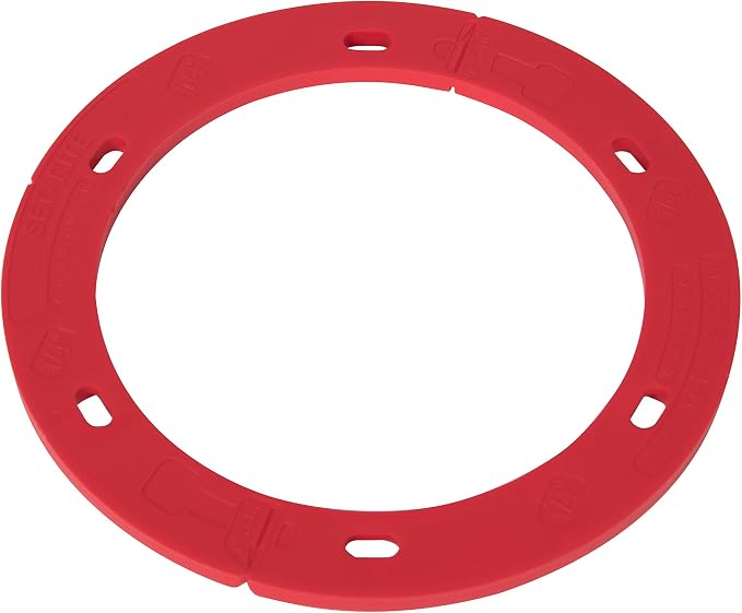 Oatey 43412 Set-Rite Red Toilet Flange Spacer, 1/4 in. by Oatey