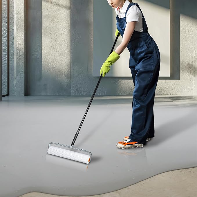18 Inch 13/20/31mm Self Leveling Concrete Spiked Roller - Image 2