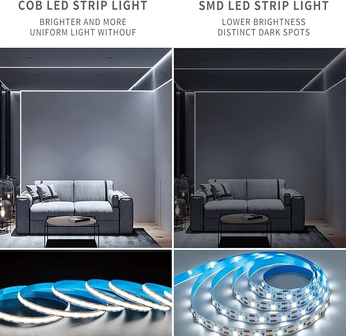 ZSLAIFU A 5V USB LED Light Strip, COB LED Strip Lights, Small LED Strip Light - Image 4