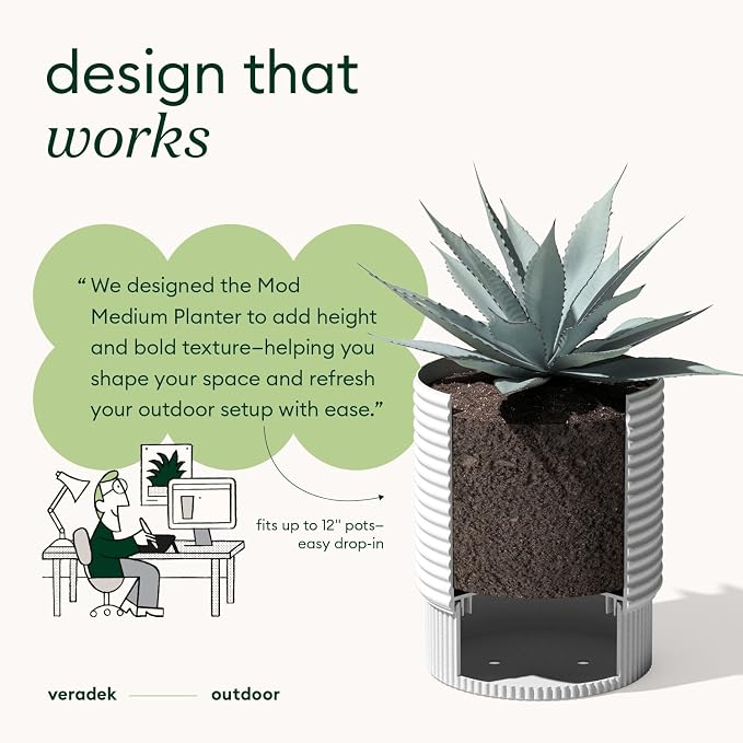 Veradek Mod Series Medium Planter - Image 3