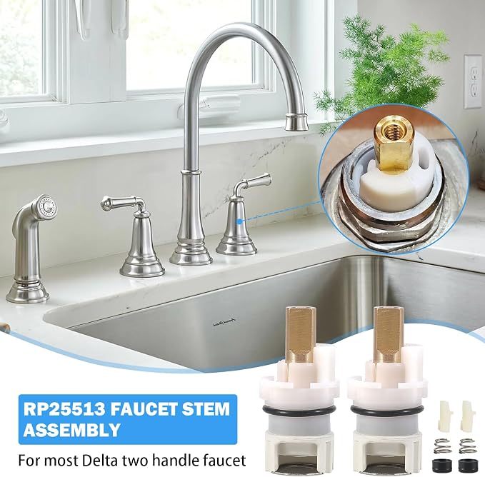 RP25513 Faucet Stem Assembly Kit Compatible - Image 2