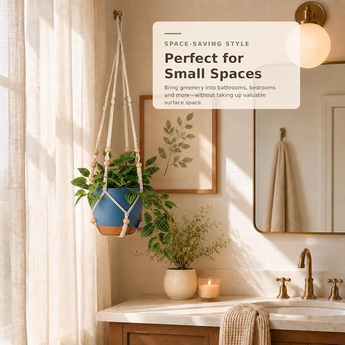 3 Set Self Watering Hanging Planter - Image 8