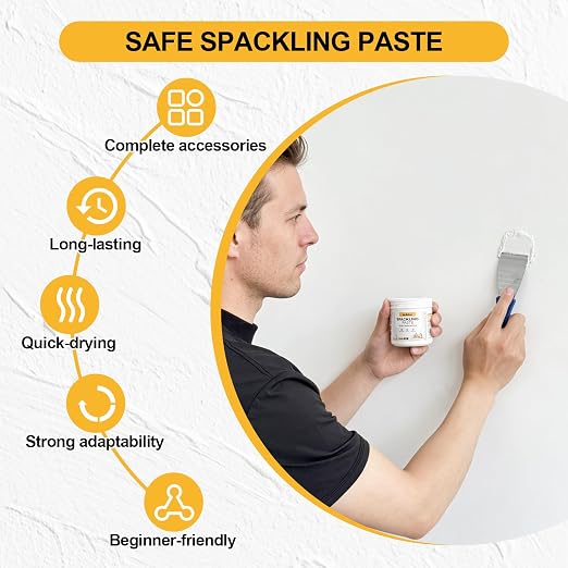 Drywall Repair Kit 2 Pack 12.2 Oz Wall Patch Repair Kit Wall Mending Agent | - Image 2