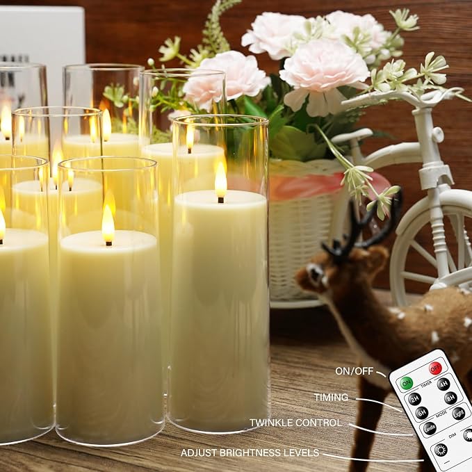 kakoya Flickering Flameless Candles Battery Operated - Image 6