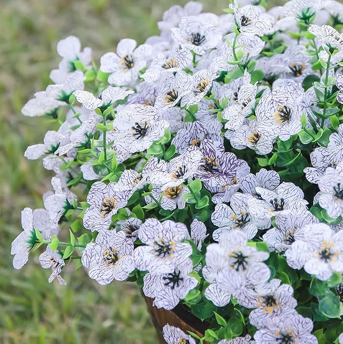 Artificial Flowers for Outdoor Indoor Garden Home Decoration, Faux Flower Daisy - Image 2