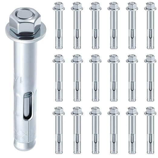 20 Pack 1/2 x 3-inch Sleeve Anchors by Otoolling