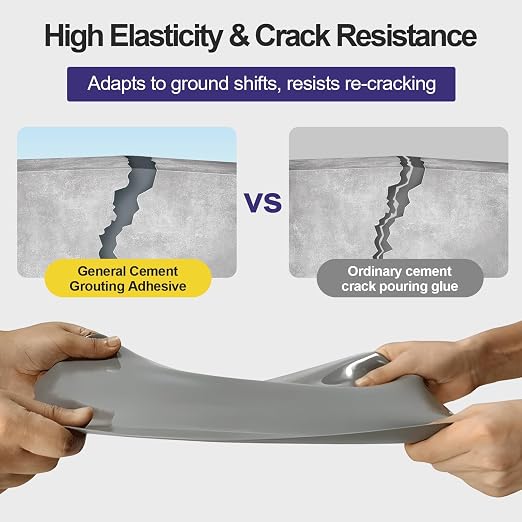 Self-Leveling Concrete Crack Filler – High Elasticity Cement Sealant | 4PCS - Image 3
