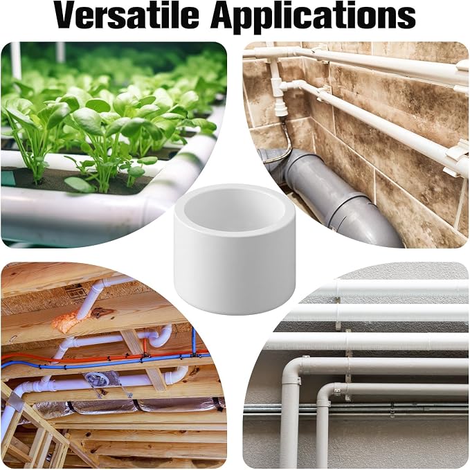 20 Packs 1-1/4 Inch PVC Pipe End Cap, Fitting 1.66" OD Schedule 40 Furniture - Image 6
