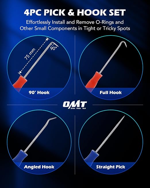 OMT 826pc Universal O Ring Assortment Kit, Nitrile Rubber in 32 Sizes | SAE & - Image 6