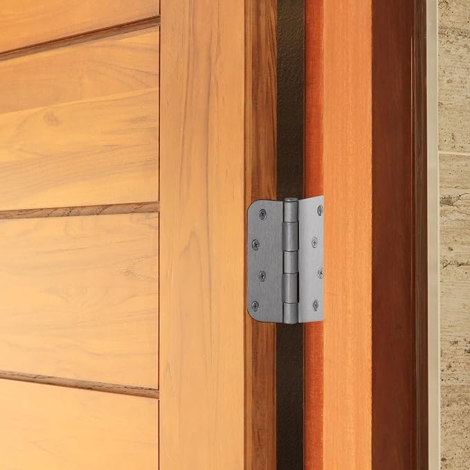 Design House Interior Door Hinge, Satin Nickel | 5/8" Radius, Traditional - Image 10