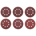 HARFINGTON 30Pcs 5Inch Sanding Disc 8 Hole Hook and Loop Sandpaper Red | by HARFINGTON