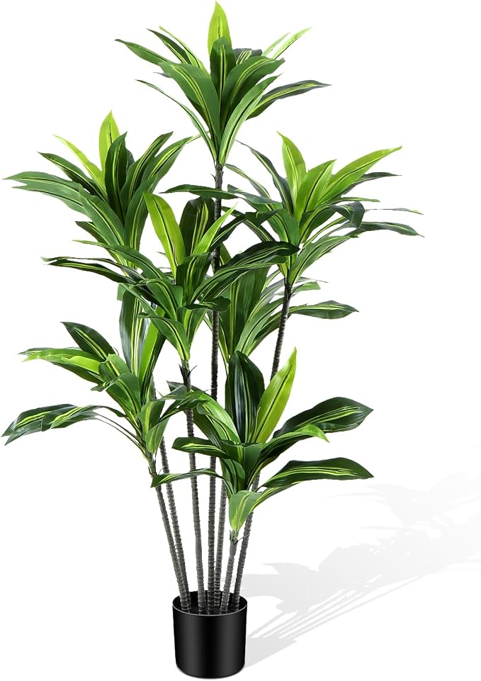 Dracaena Artificial Plant Indoor 5FT by CyanGrove