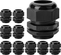 Bates- Cable Gland, 10 Pack, 1 1/4" NPT Nylon Strain Relief Cord Connector by BatesChoice