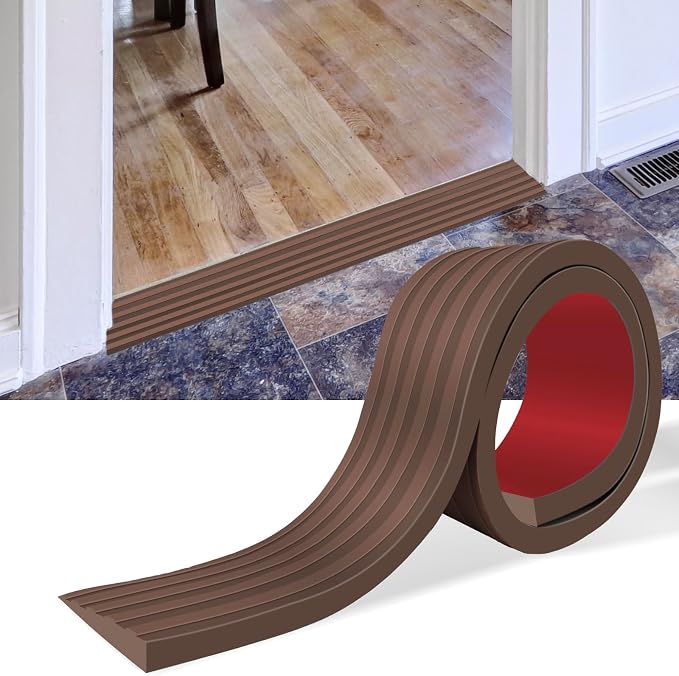 Threshold Ramps for Doorways Self-Adhesive Rubber Threshold Strip | Rubber by Heonay
