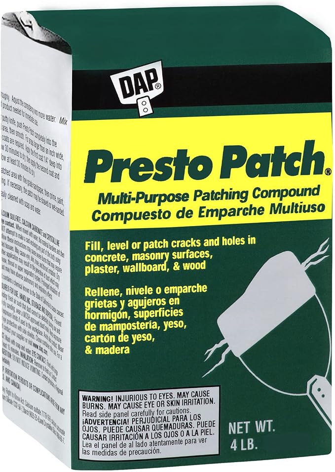 DAP Presto Patch Multi Purpose Patching Compound, 4 lb by DAP