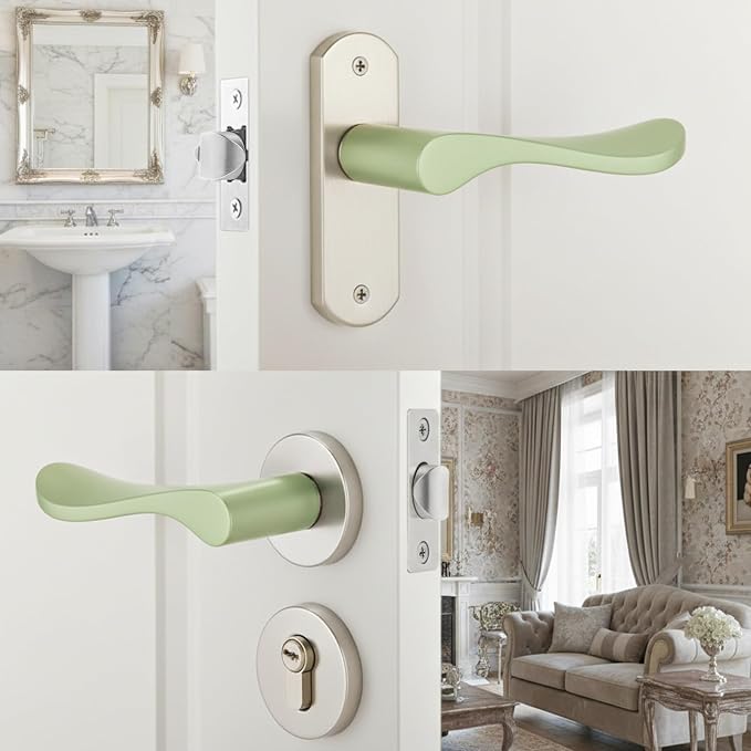 Adjustable Deadbolt Lock Latch 2-3/8" & Adjustable Door Knob Latch 1-3/8" | - Image 7