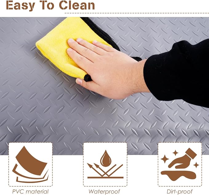tonchean 3' x 7' Anti Fatigue Mats Industrial Extra Thick 15/16" Ergonomic - Image 3