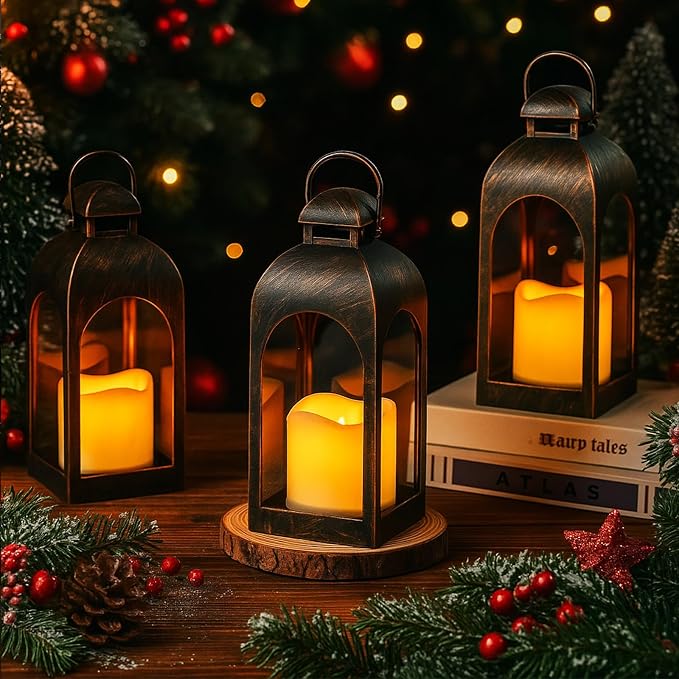 Tujoe 10 Pcs 10 Inch Decorative Candle Lantern Bulk - Image 5