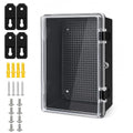 LeMotech Junction Box IP67 Waterproof Electrical Box ABS Plastic Hinged Shell by LeMotech