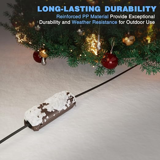 3 Pack Outdoor Extension Cord Waterproof Cover, - Image 7