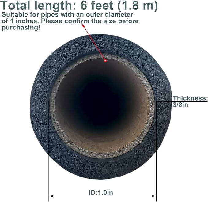 Insulation Foam Pipe Used for air Conditioning Pipe Insulation, Outdoor Water - Image 2