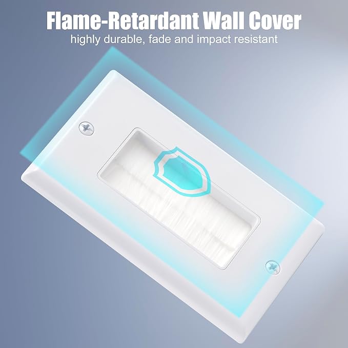 VCE Brush Wall Plate for Low Voltage Cables - Image 6