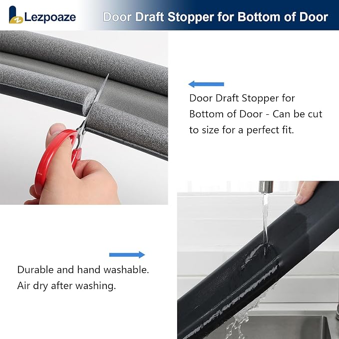 Door Draft Stopper for Bottom of Door - Image 6