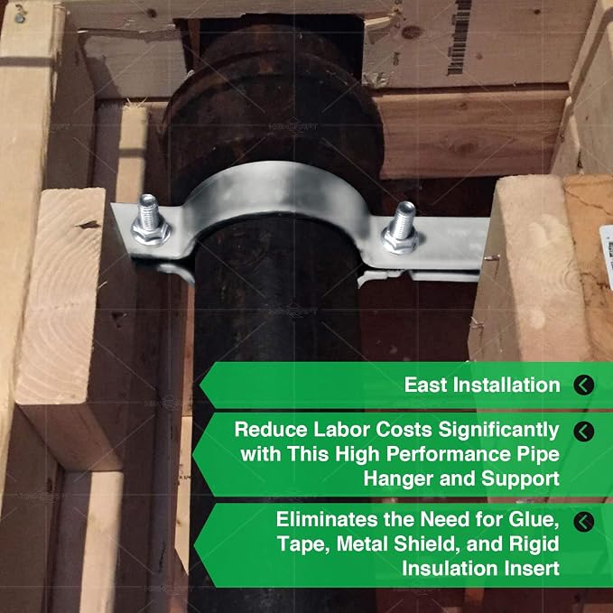 Highcraft DMST-FQ04 Riser Clamp; Vertical Pipe Hanger - Image 5