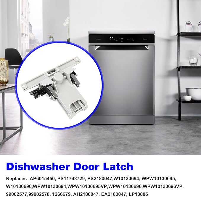 WPW10130695 Dishwasher Door Latch Handle Replacement Whirlpool Amana | Fits - Image 7