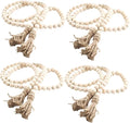LSKYTOP 60 Inches Wood Bead Garland by LSKYTOP