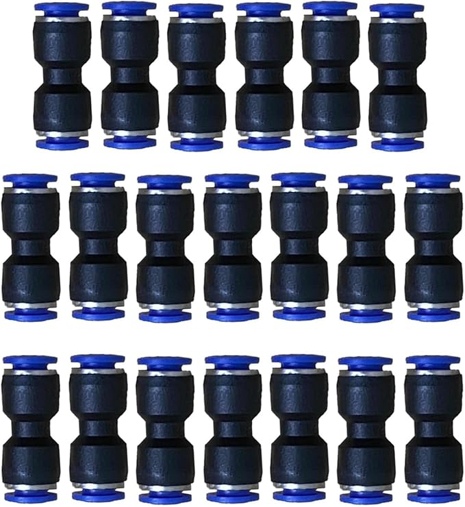 12mm OD Pneumatic quick Connector Push to Connect fittings Straight by ROZESAZZ
