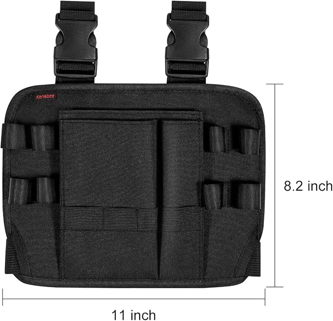 Tool Pouch Holster with Belt Clip Around Your Leg | Nylon, Electrician - Image 7