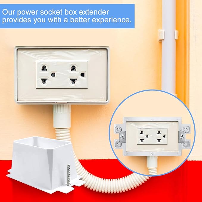 10PCS BE1-2 Electrical Outlet Box Extenders - Image 7