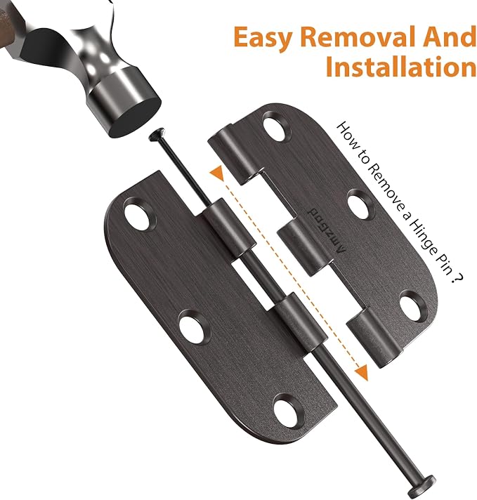 Door Hinges Oil Rubbed Bronze - Image 4
