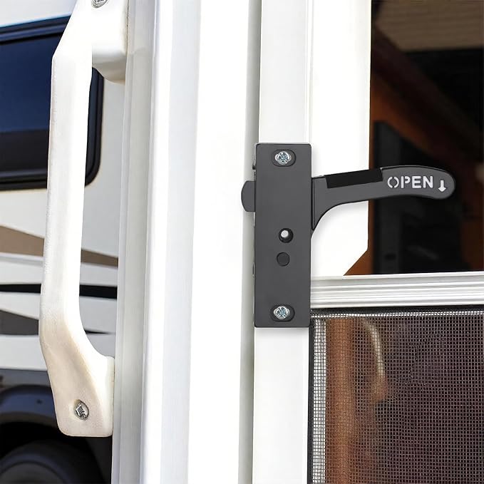 RV Screen Door Latch, Camper Screen Door Latch Handle Replacement Kit - Image 5