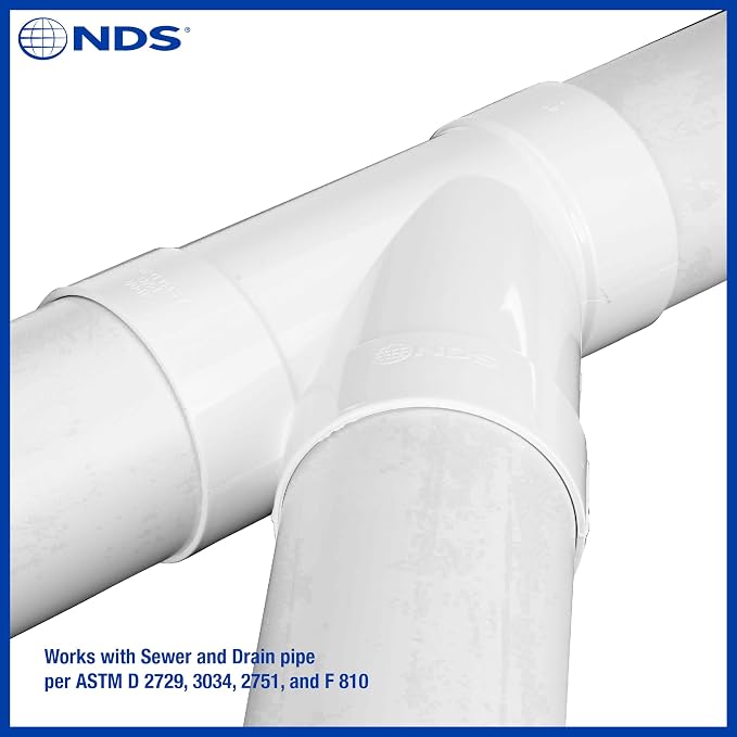NDS 4P08 PVC S&D 45° Wye, for Hub X Hub X Hub Solvent-Weld Connections - Image 8