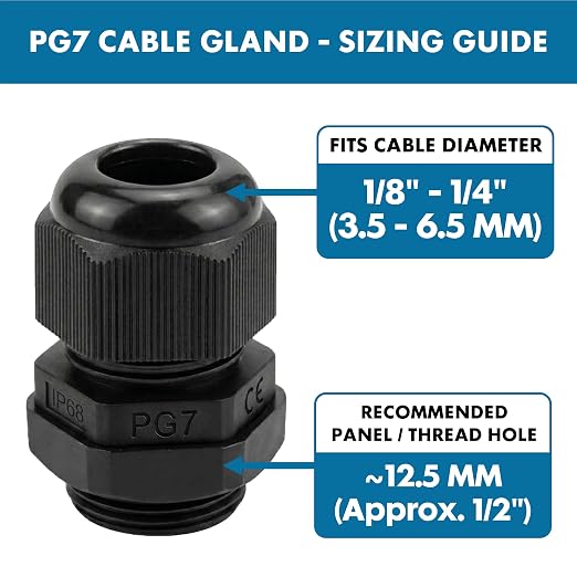 25 Pack Cable Gland Kit - Image 2